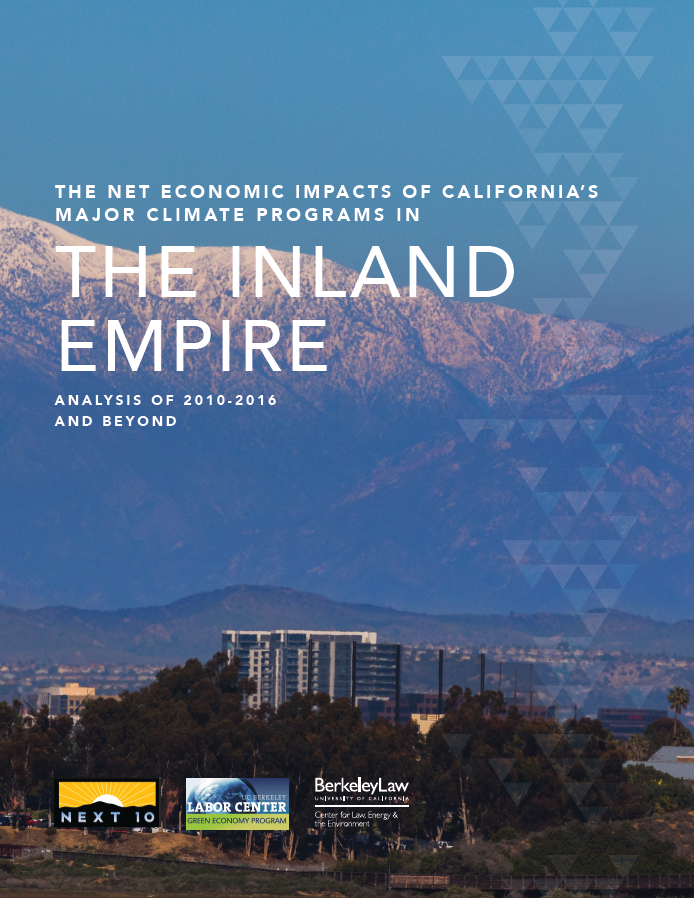 The Net Economic Impacts of California's Major Climate Programs in the